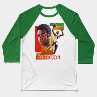 Retro Oscar Robertson Basketball Card Baseball T-Shirt